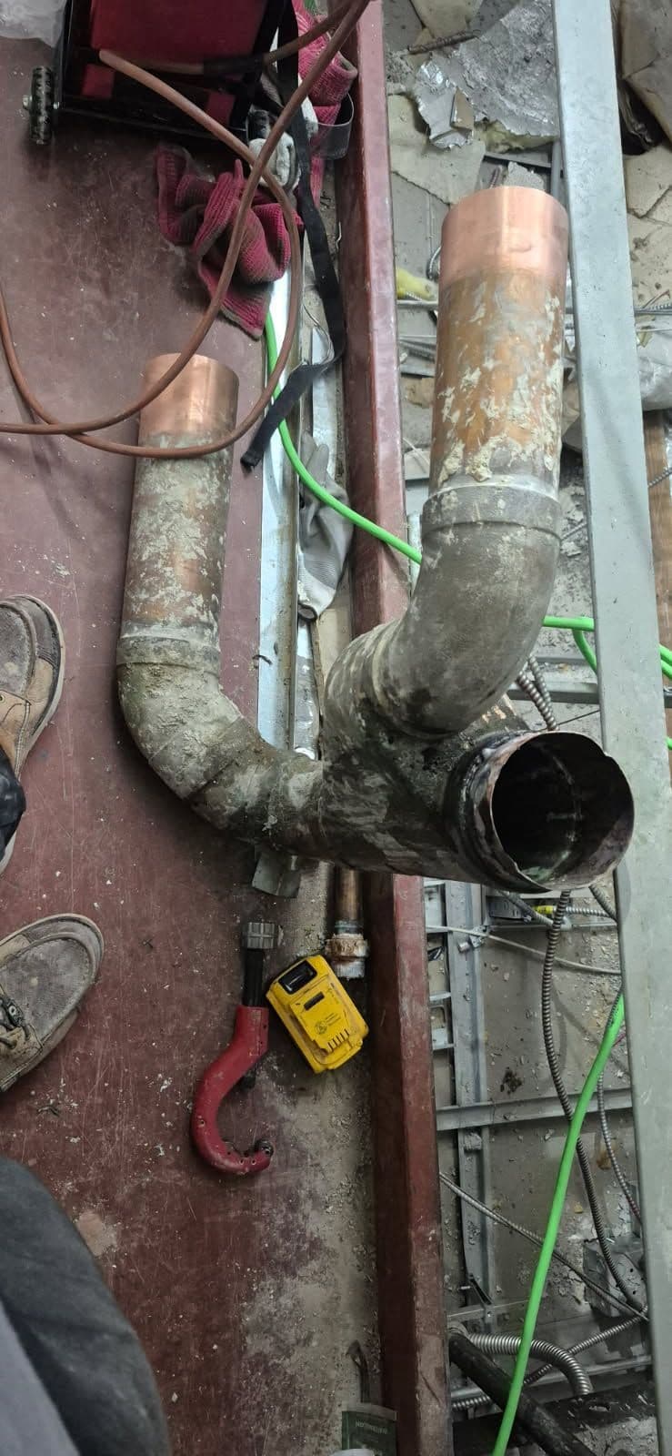 Solvent Waste System Repair in a Skyrise Building